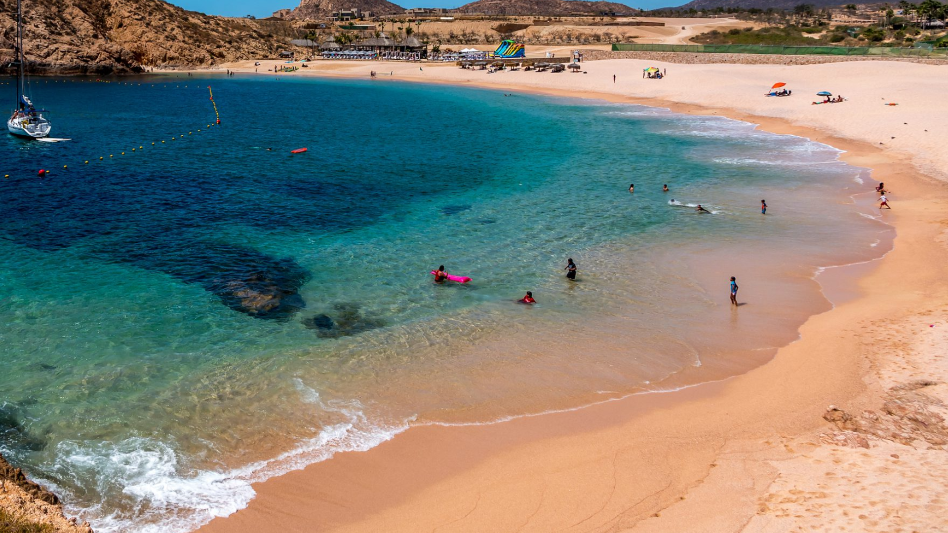 Santa MAria beach in Cabo San Lucas