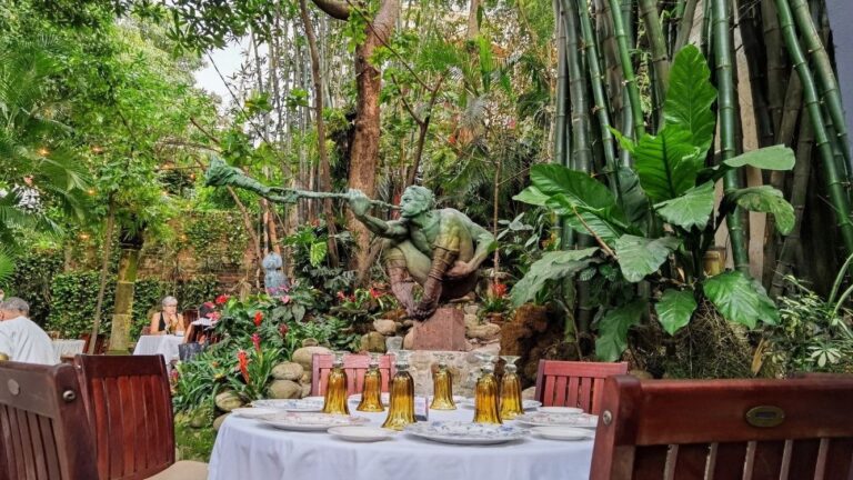 patio of Cafe des Artistes Puerto Vallarta