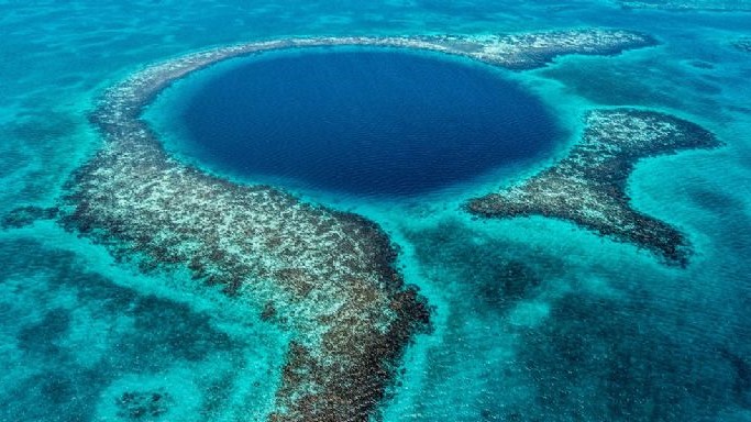 Taam Ja blue hole in Chetumal