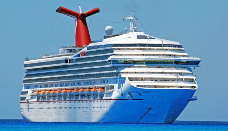 cruise ship sailing by Los Cabos