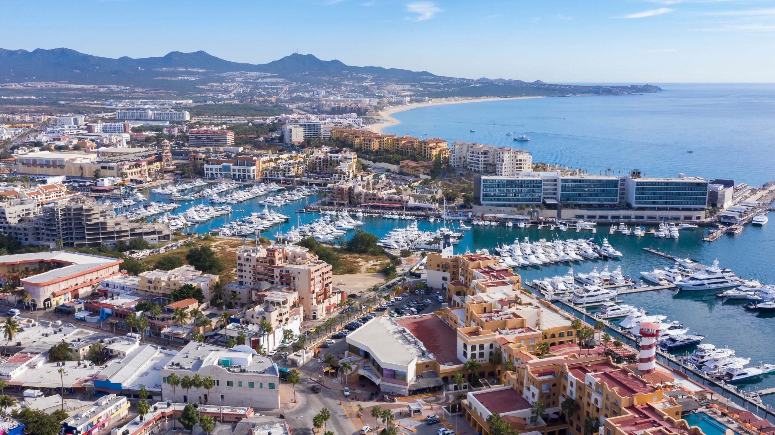 Aerial view of Cabo San Lucas