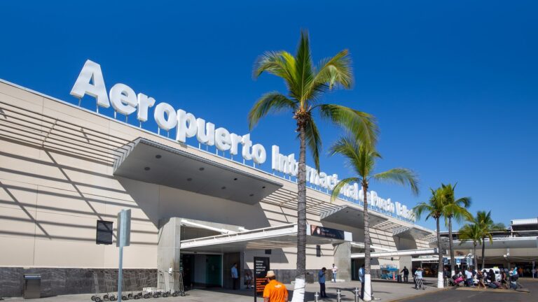 Puerto Vallarta Gustavo Diaz Ordaz International Airport during a peak tourist season