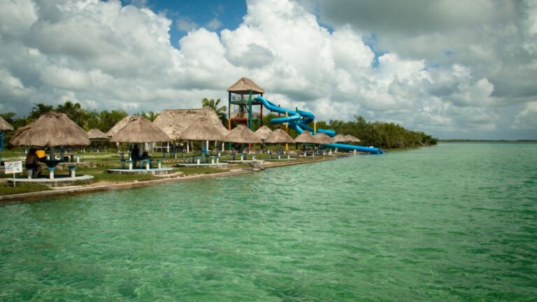 Sea and beach of Bacalar