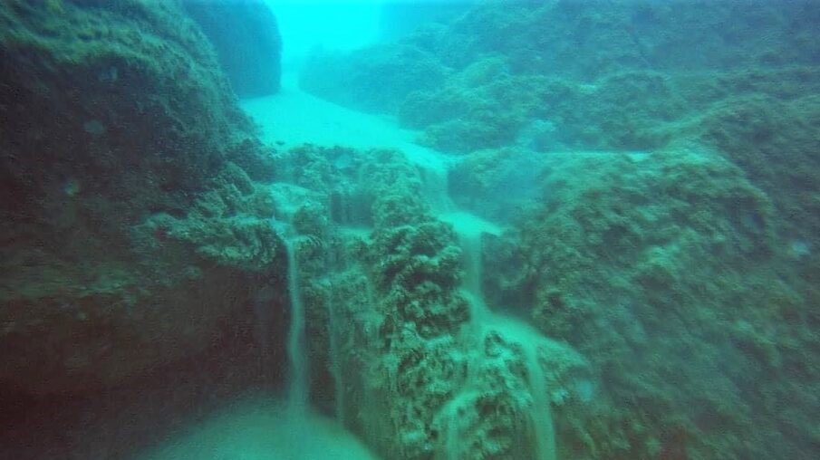 Cabo San Lucas sandfalls