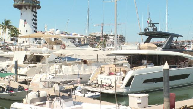 Boats docked in Marina Vallarta