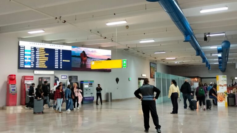 People waiting fpr passengers at Puerto Vallarta Airport