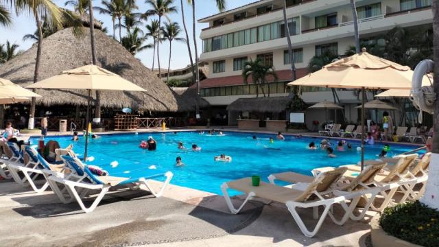 Hotel pool in Puerto Vallarta