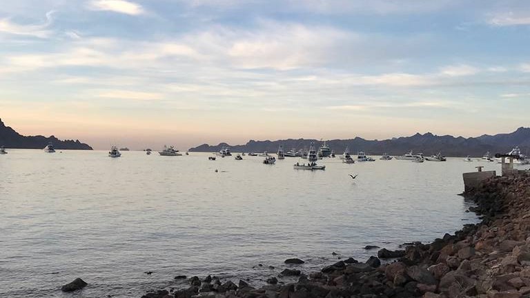 Fishermen in the Loreto Bay