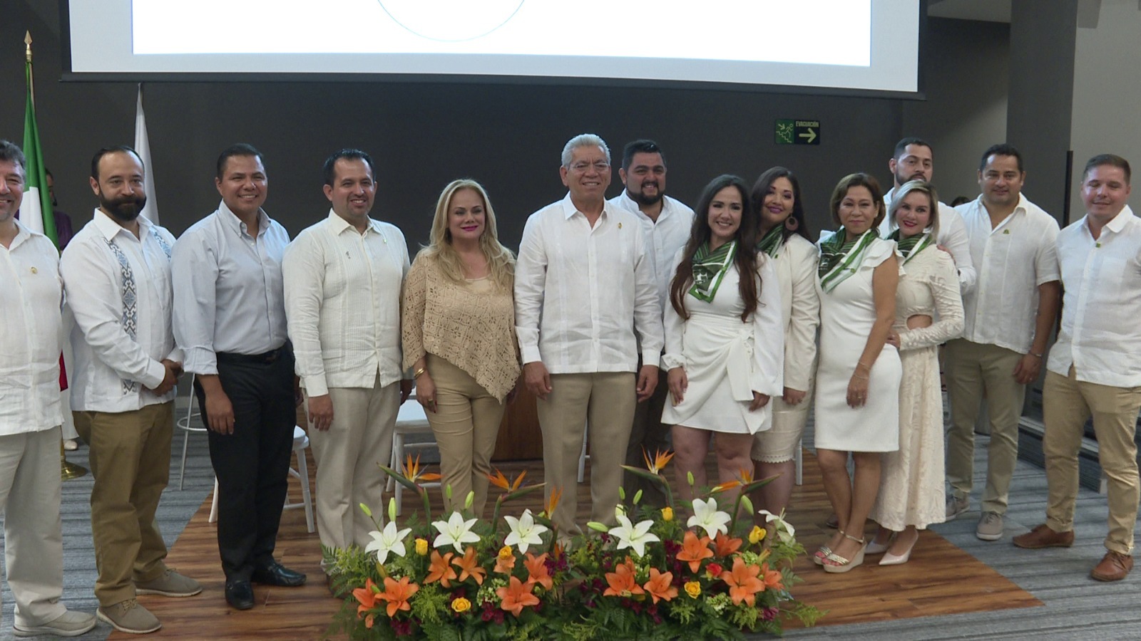 AMPI officials in ceremony