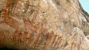 Cave paintings in Mulege near Los Cabos