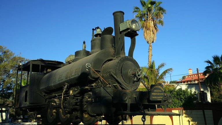 Train engine in Santa Rosalia Magic Town