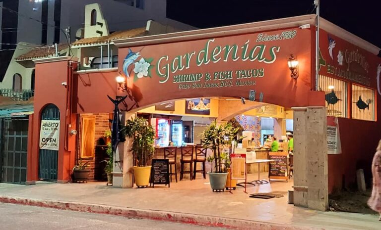 Facade of Gardenias Tacos Los Cabos