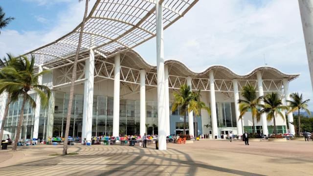 Facade of International Convention Center of Puerto Vallarta.