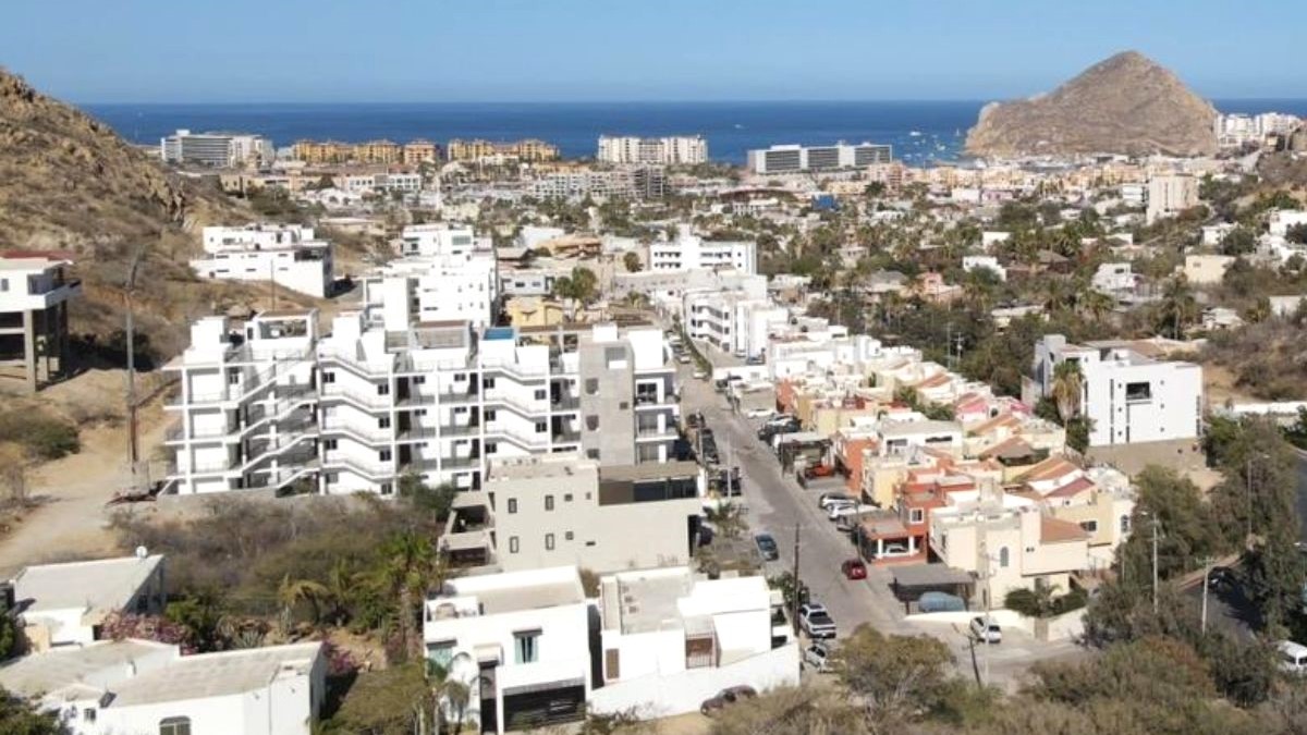 Aerial view of Los Cabos city area