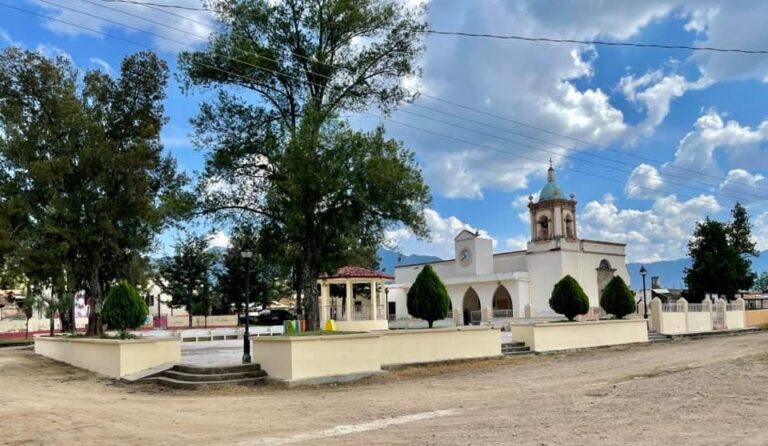 Aerial view of Mascota main plaza