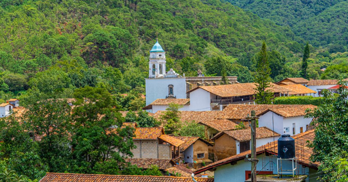 Aerial view of San Sebastian del Oeste