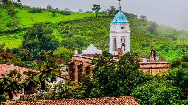 Aerial view of San Sebastián del Oeste