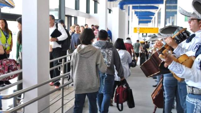Passengers in Puerto Vallarta airport