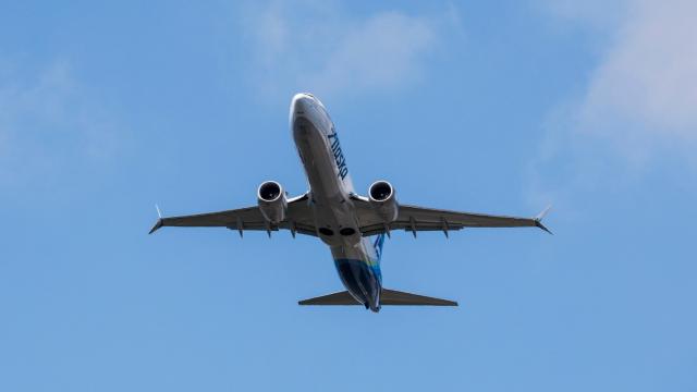 Airplane flying over Puerto Vallarta