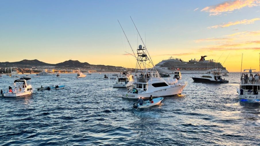 fishing boats in Bisbees Los Cabos