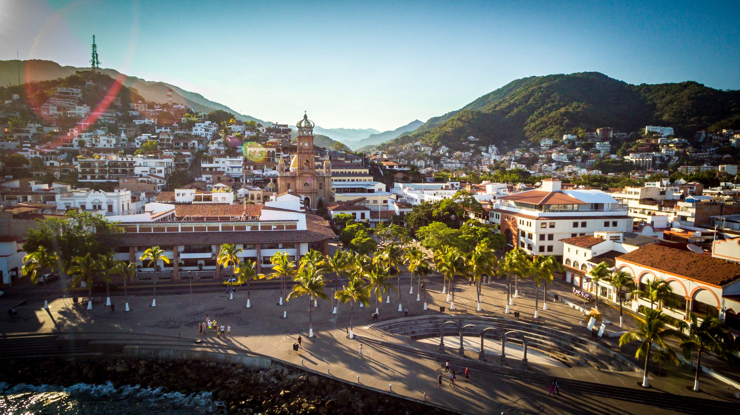 spirit of Vallarta, downtown aerial view