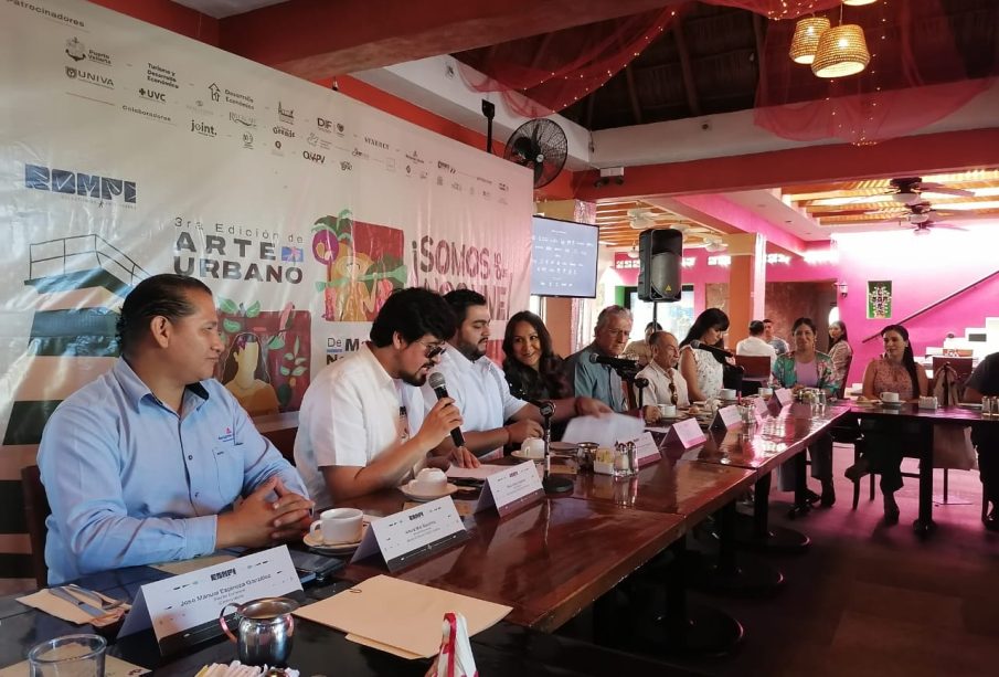 Collective of artists announcing collaboration in downtown Vallarta