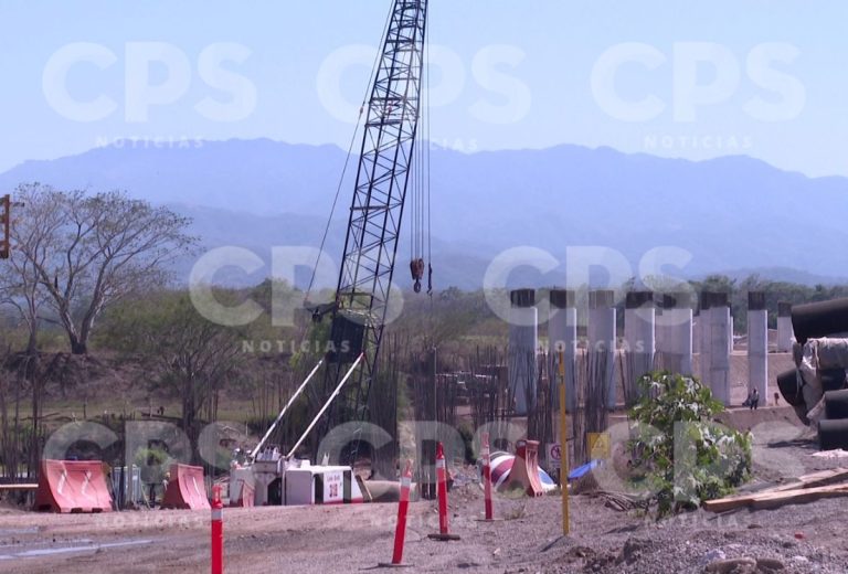 Construction of the bypass bridge