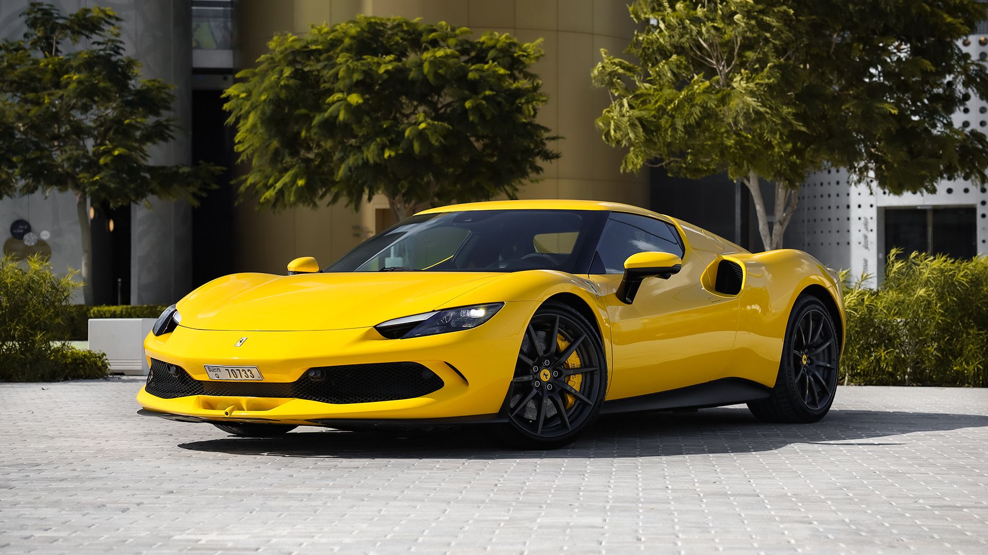 Rent a Ferrari 296 GTB in Dubai with or without driver Trinity Rental