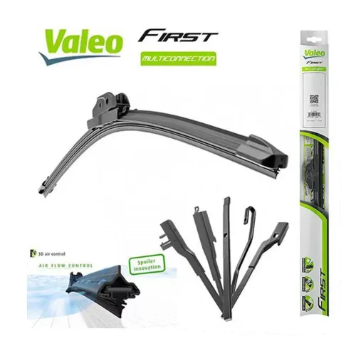 Ștergător Parbriz Valeo First Multiconnection 400 mm, Flat cu Adaptoare