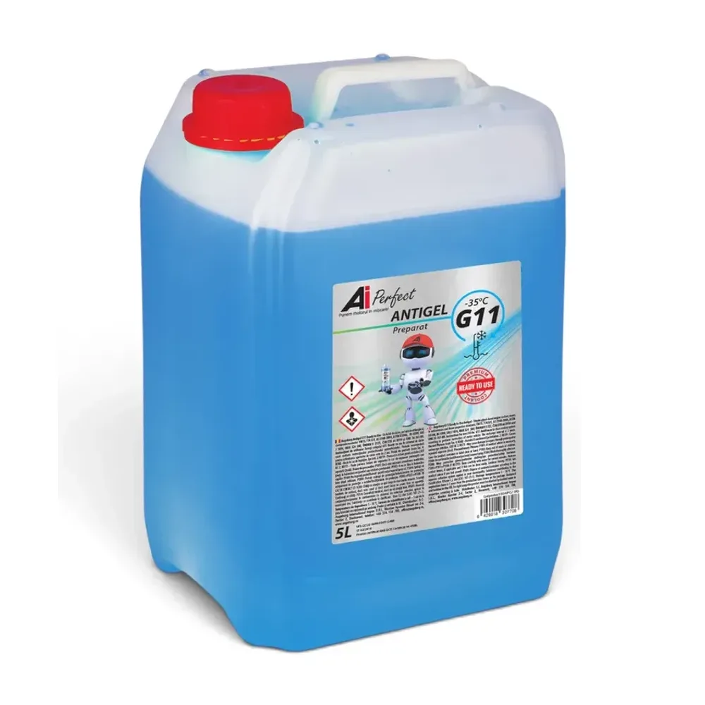 Antigel Aiperfect G11R, 5 Litri -35 ^c Gata Pregatit Pentru Utilizare