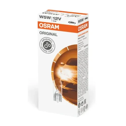 Bec W5W Halogen Osram fără Soclu Alb 12V 5W
