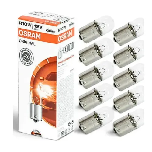 Bec R10W Halogen Osram Alb cu Soclu 12V 10W