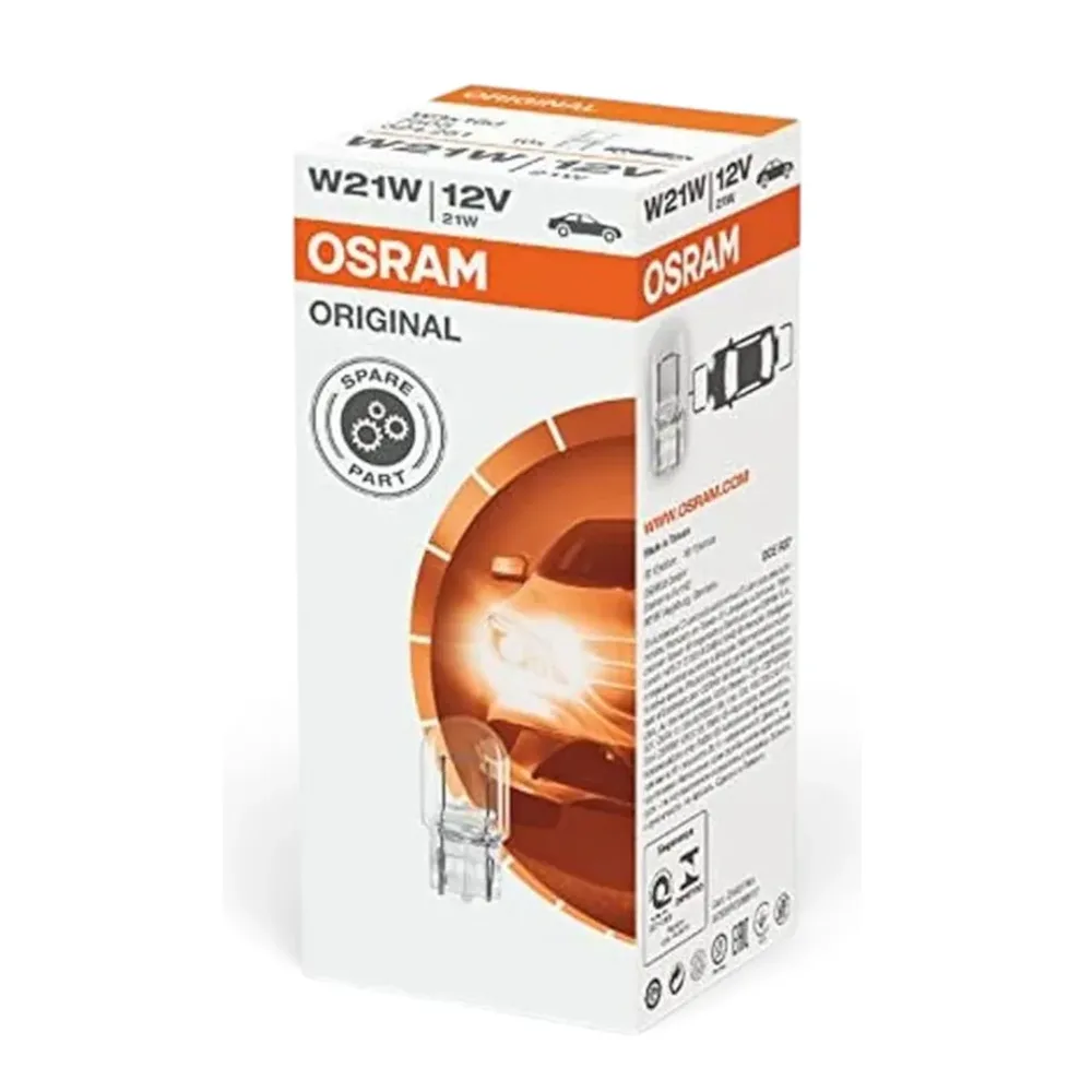 Bec W21W Halogen Osram Fara Soclu 12V 21W
