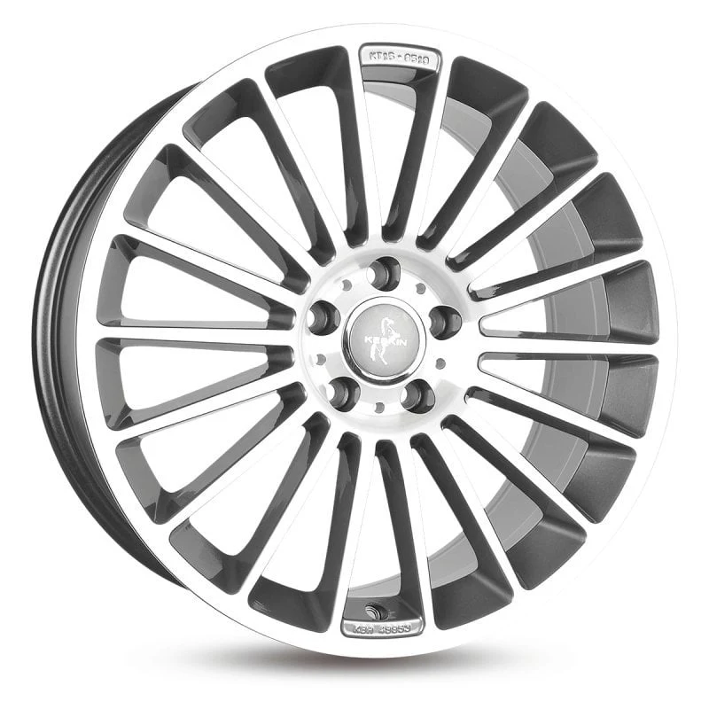 Jantă aliaj R17 argintiu Keskin Tuning KT15 — 5×108