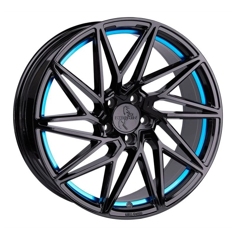 Jantă aliaj R18 negru Keskin Tuning KT20 — 5×112, ET30