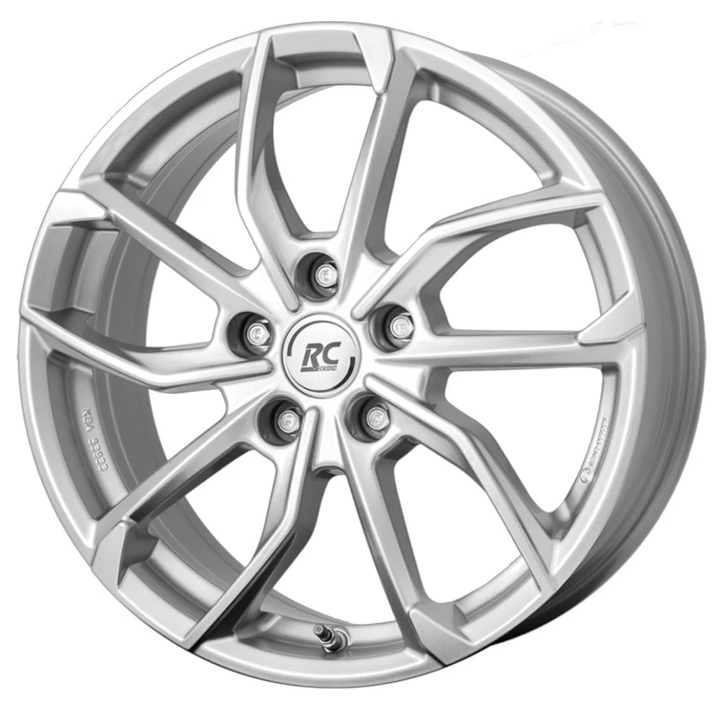 Jantă aliaj R16 argintiu RC Design RC34 — 5×108, ET45