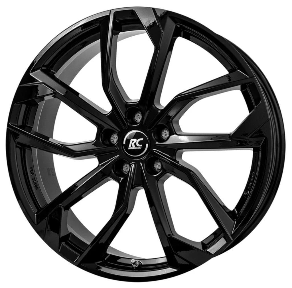 Jantă aliaj R16 negru lucios RC Design RC34 — 5×120