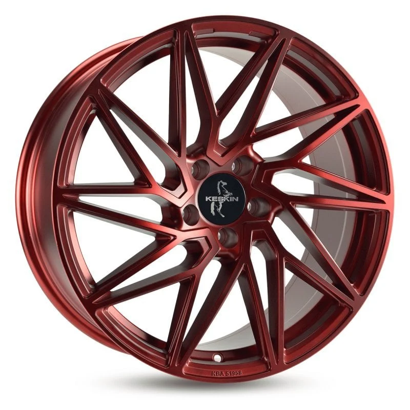 Jantă aliaj R19 roșu Keskin Tuning KT20 — 5×112, ET30