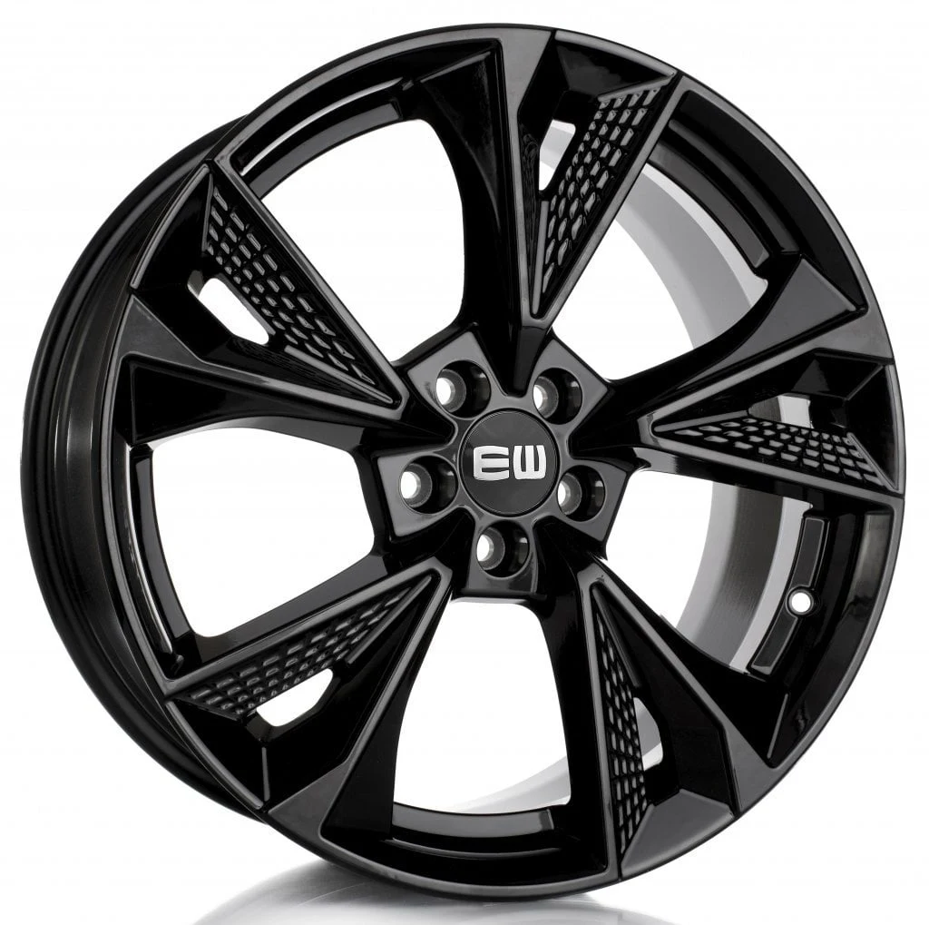 Jantă aliaj R17 negru Elite Wheels Luster — 5×112, ET45