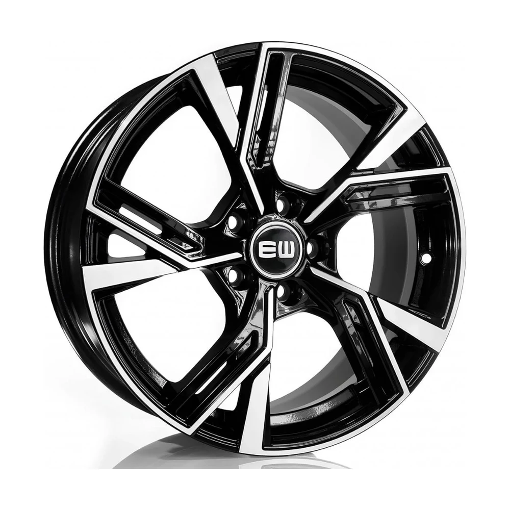Jantă aliaj R20 negru față șlefuită Elite Wheels Thoth — 5×112, ET42