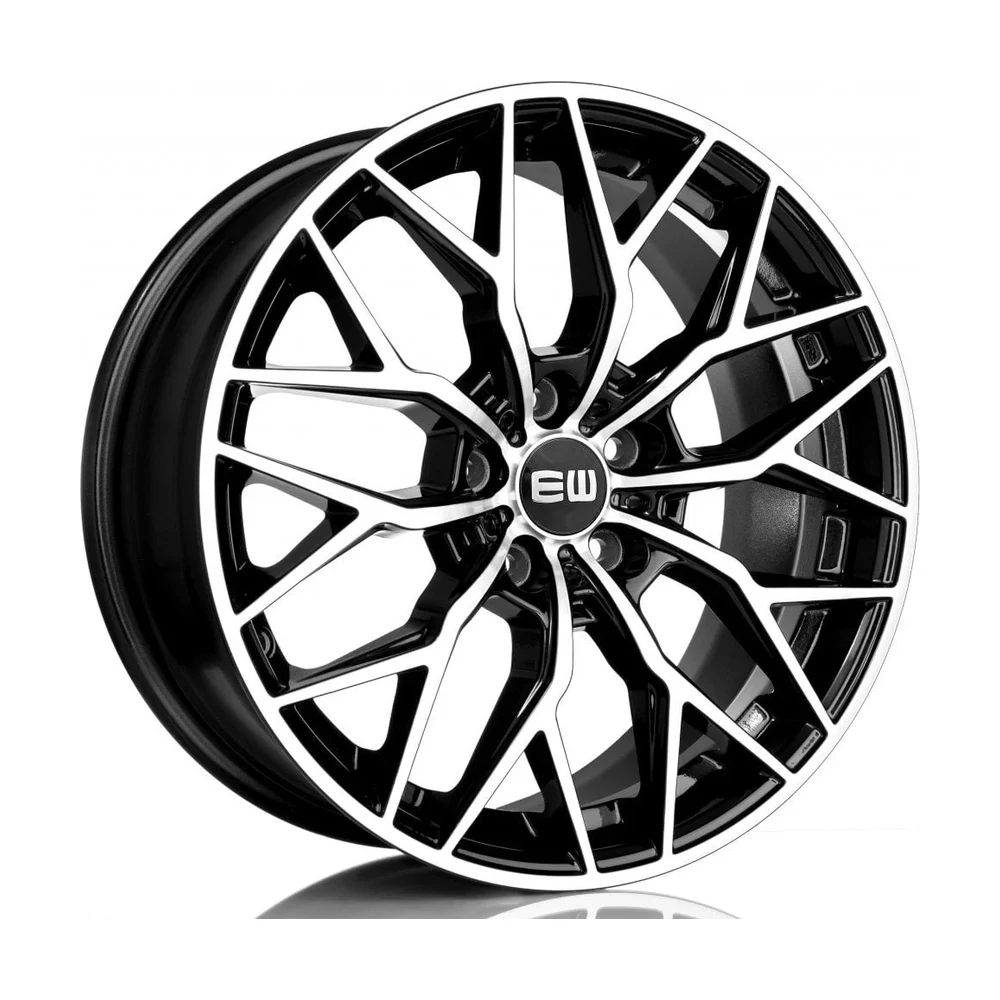 Jantă aliaj R20 negru față șlefuită Elite Wheels Viper X — 5×108