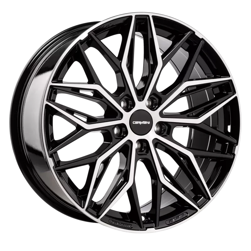 Jantă aliaj R19 negru față șlefuită Carmani 26 Max — 5×114.3, ET45