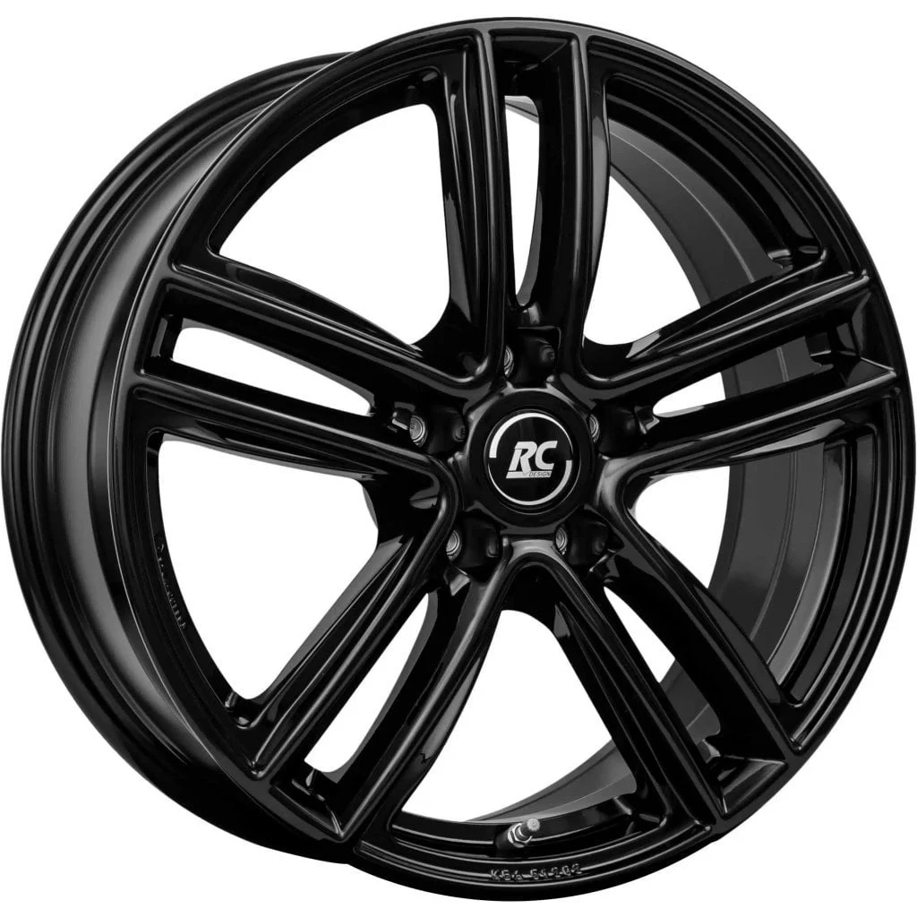 Jantă aliaj R17 negru lucios RC Design RC27 — 5×114.3
