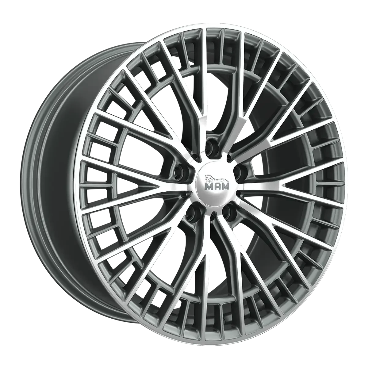 Jantă aliaj R19 argintiu MAM GT2 — 5×112