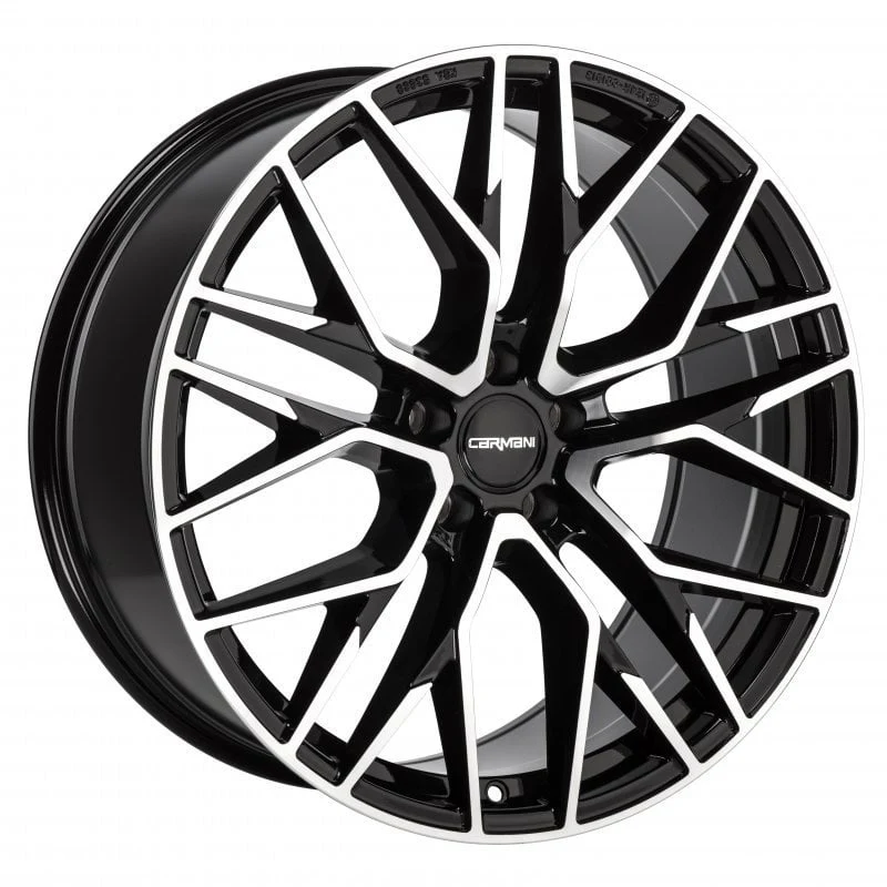 Jantă aliaj R18 negru față șlefuită Carmani 20 Ludwig — 5×108, ET45