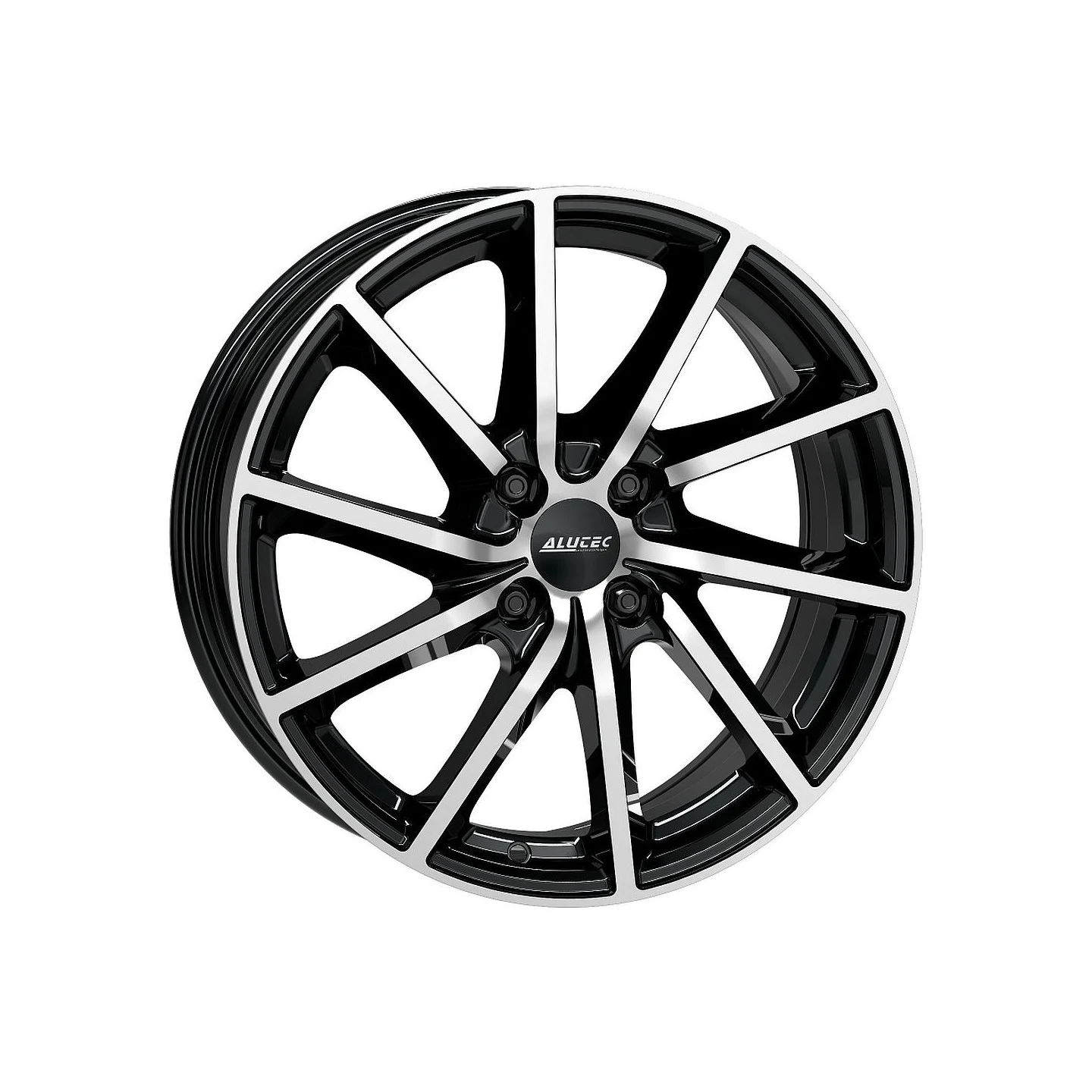 Jantă aliaj R15 negru față șlefuită ALUTEC Singa — 4×100, ET47