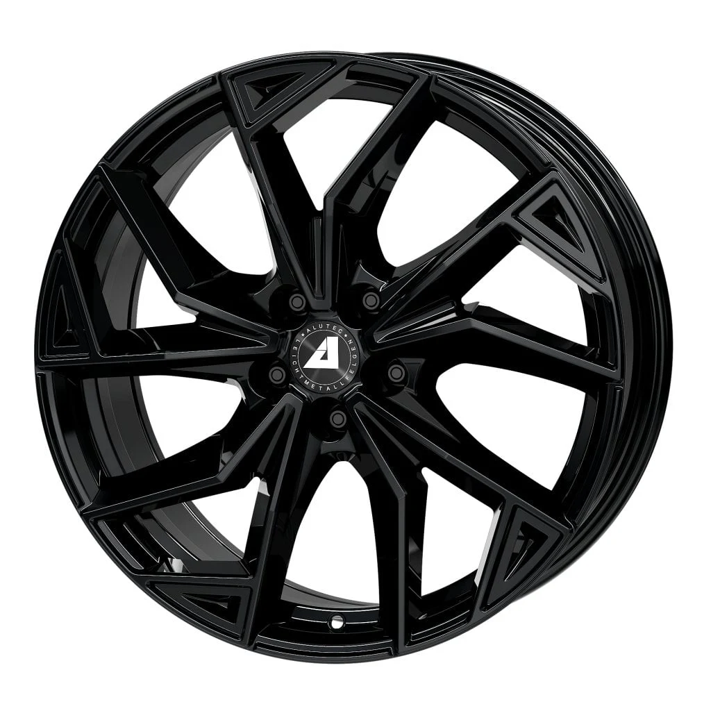 Jantă aliaj R18 negru față șlefuită ALUTEC ADX.02 — 5×114.3