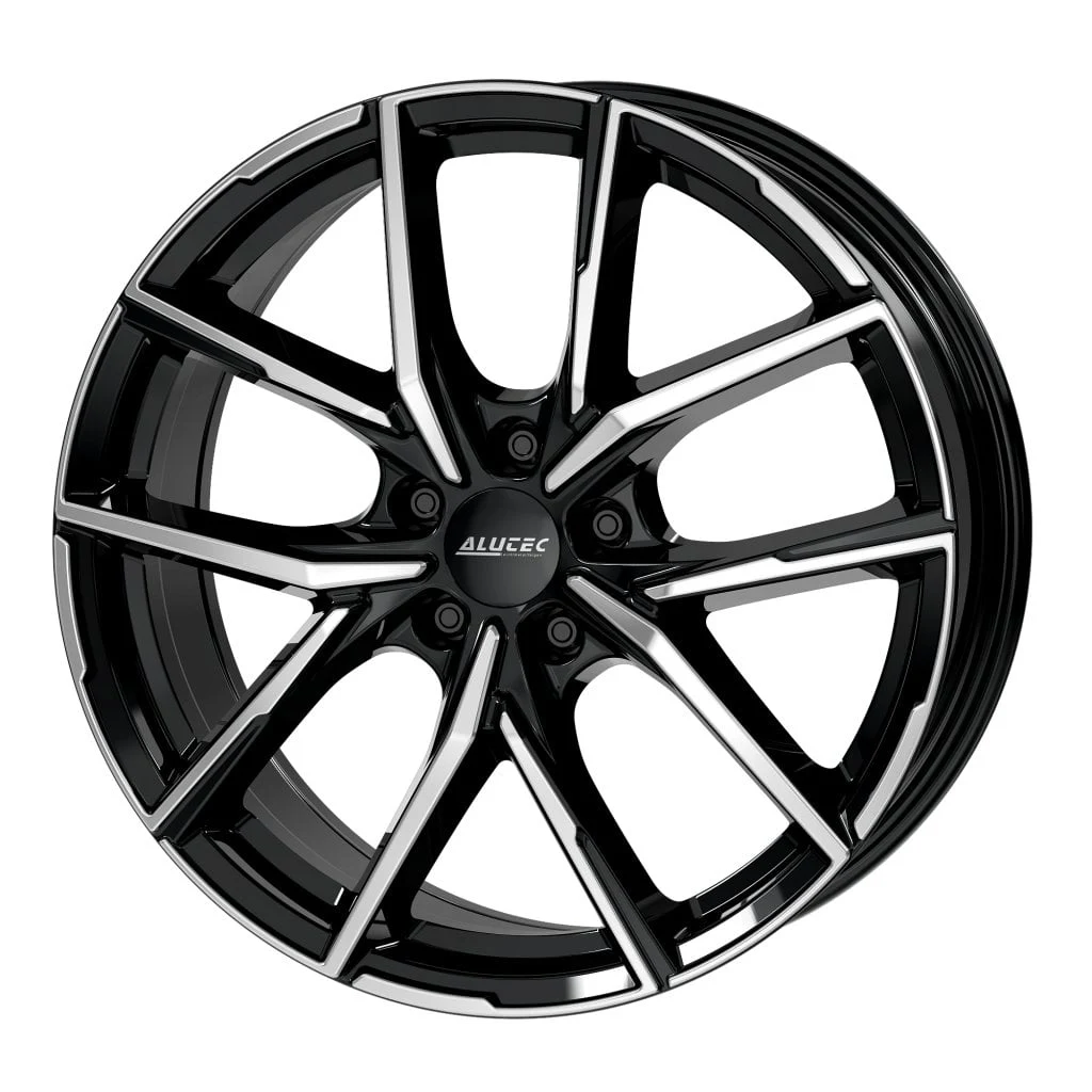 Jantă aliaj R18 negru față șlefuită ALUTEC Aveleno — 5×108, ET45