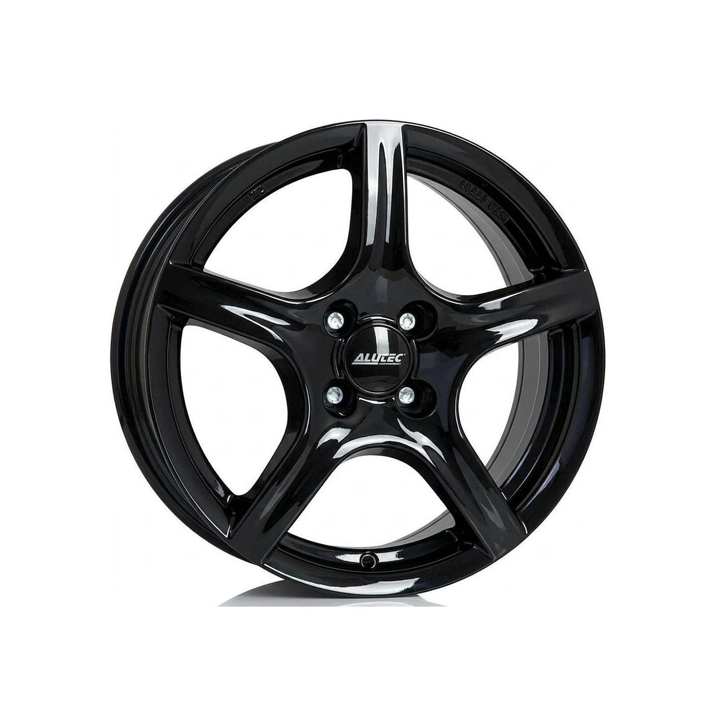 Jantă aliaj R15 negru față șlefuită ALUTEC Grip — 4×100