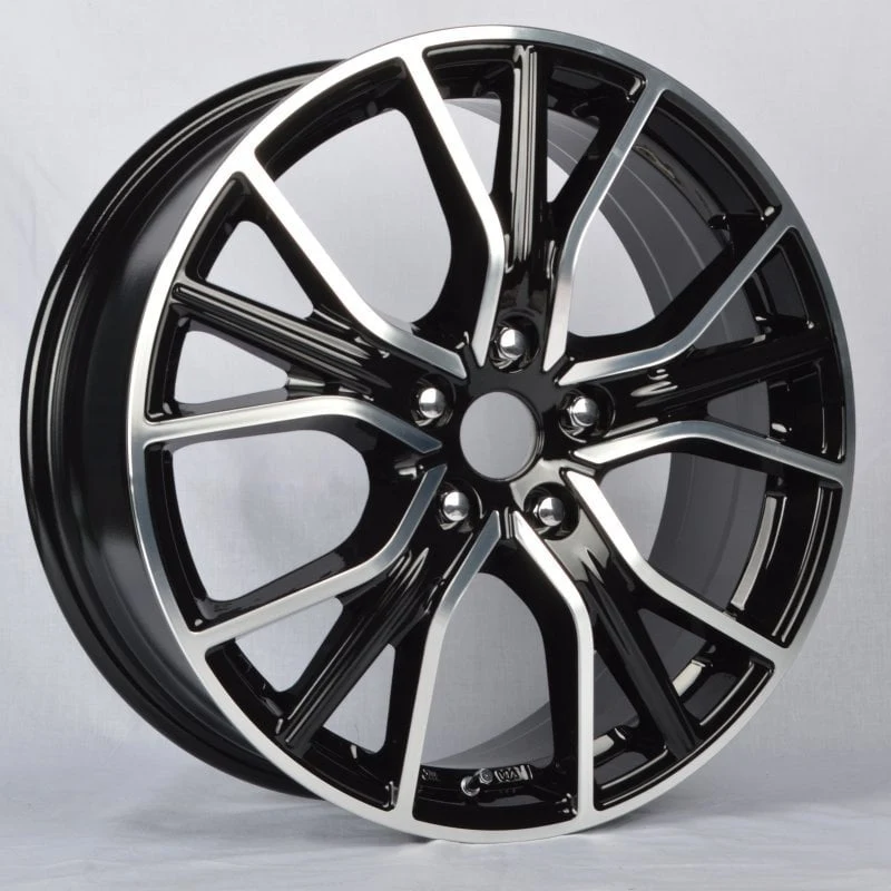 Jantă aliaj R18 negru față șlefuită WSP Design Italy WD004 Zurich — 5×108